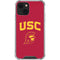 University of Southern California USC Trojan Logo iPhone 14 Plus Clear Case