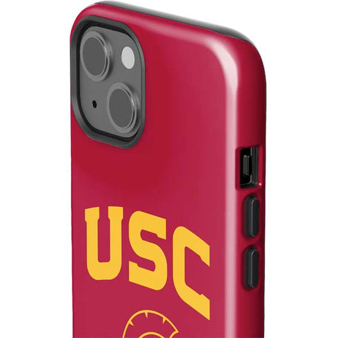 University of Southern California USC Trojan Logo iPhone 15 Impact Case
