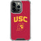 University of Southern California USC Trojan Logo iPhone 14 Pro Clear Case