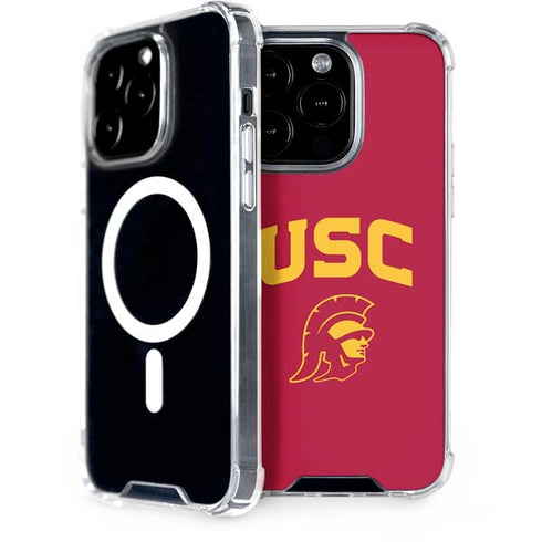 University of Southern California USC Trojan Logo iPhone 15 Pro MagSafe Case