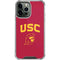 University of Southern California USC Trojan Logo iPhone 14 Pro Max Clear Case
