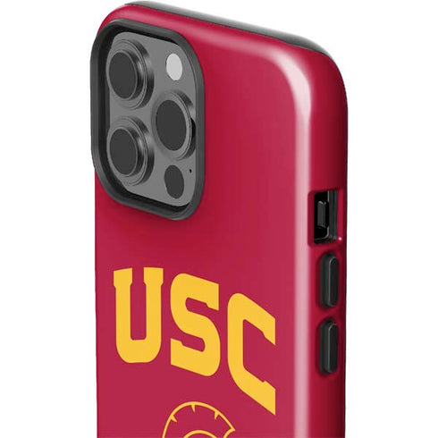 University of Southern California USC Trojan Logo iPhone 15 Pro Max Impact Case
