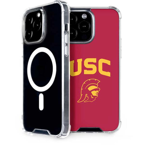 University of Southern California USC Trojan Logo iPhone 15 Pro Max MagSafe Case