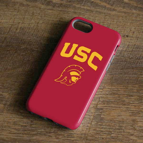University of Southern California USC Trojan Logo iPhone 8 Pro Case