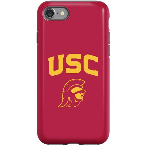 University of Southern California USC Trojan Logo iPhone SE (2nd & 3rd Gen) Pro Case