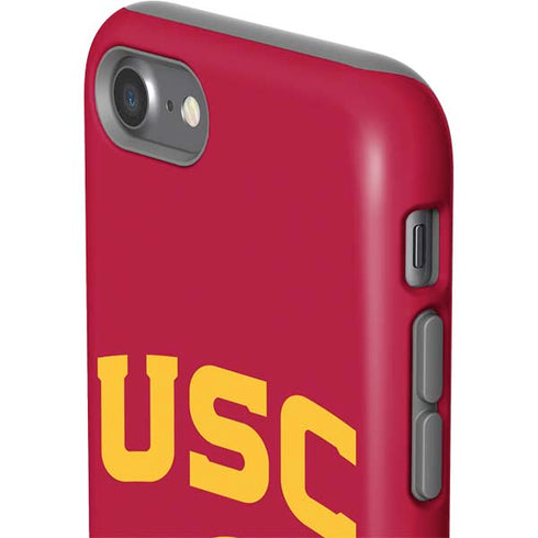 University of Southern California USC Trojan Logo iPhone SE (2nd & 3rd Gen) Pro Case