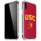 University of Southern California USC Trojan Logo iPhone XS Max Clear Case