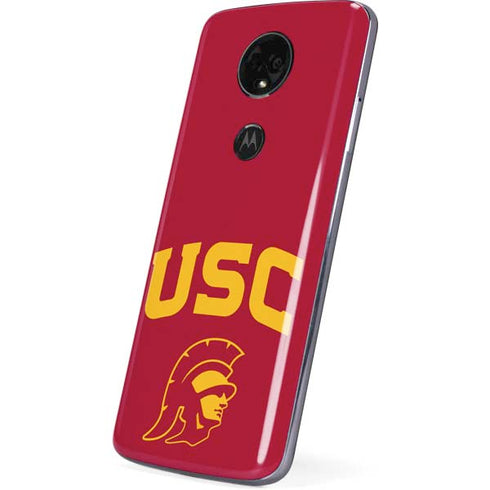 University of Southern California USC Trojan Logo Moto E5 Plus Skin