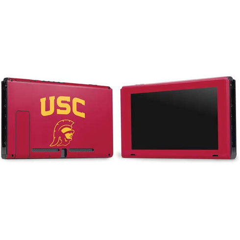 University of Southern California USC Trojan Logo Nintendo Switch Bundle Skin
