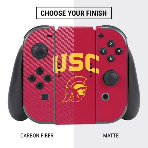 University of Southern California USC Trojan Logo Nintendo Switch Bundle Skin