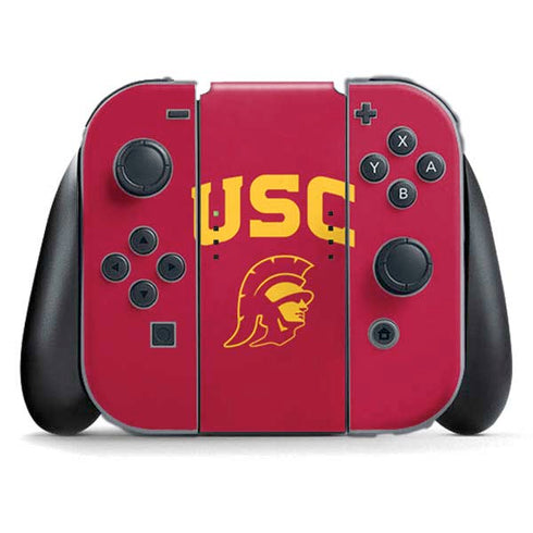 University of Southern California USC Trojan Logo Nintendo Switch (2017-2021) Joy-Con Controller Skin