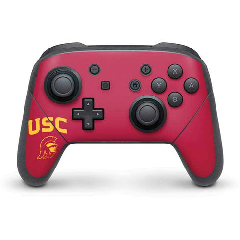 University of Southern California USC Trojan Logo Nintendo Switch Pro Controller Skin