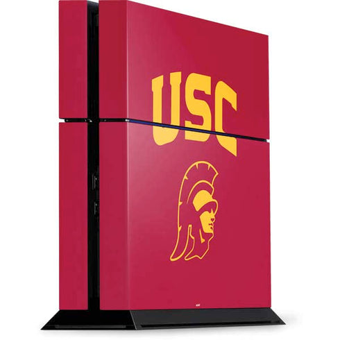 University of Southern California USC Trojan Logo PS4 Console Skin