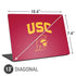 University of Southern California USC Trojan Logo Universal Laptop 13in (10.6 x 7.6in) Skin