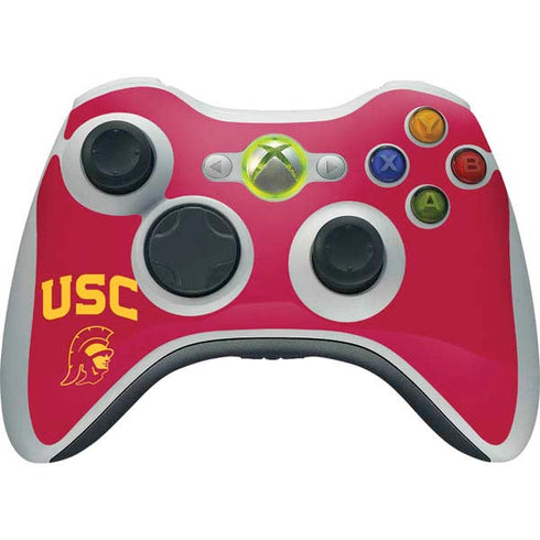 University of Southern California USC Trojan Logo Xbox 360 Wireless Controller Skin