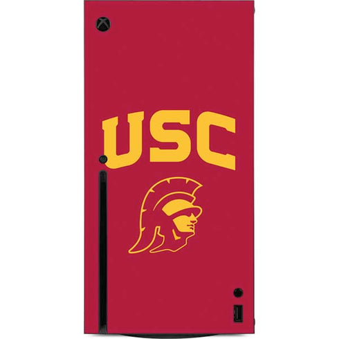 University of Southern California USC Trojan Logo Xbox Series X Console Skin