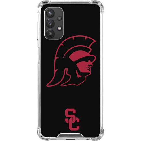 University of Southern California USC Trojan Mascot Galaxy A32 5G Clear Case