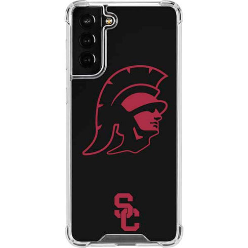 University of Southern California USC Trojan Mascot Galaxy S21 FE Clear Case