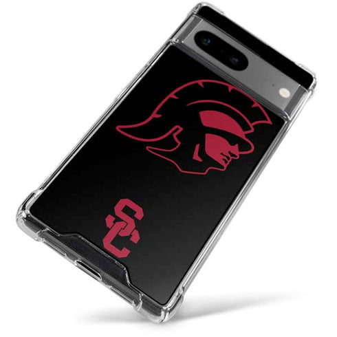 University of Southern California USC Trojan Mascot Google Pixel 8 Clear Case