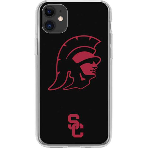 University of Southern California USC Trojan Mascot iPhone 11 Clear Case