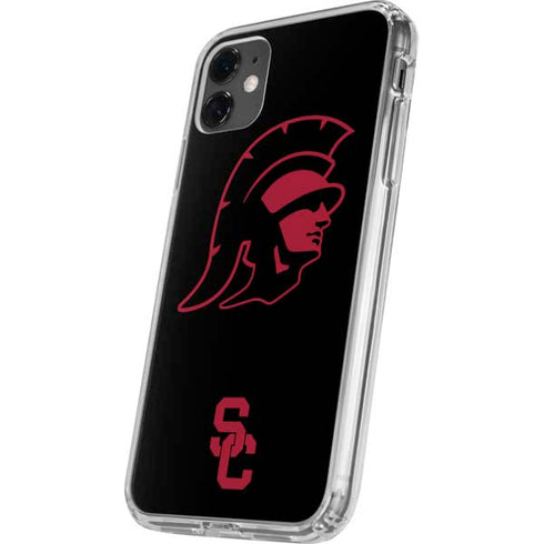 University of Southern California USC Trojan Mascot iPhone 11 Clear Case