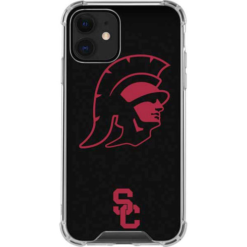 University of Southern California USC Trojan Mascot iPhone 12 Clear Case