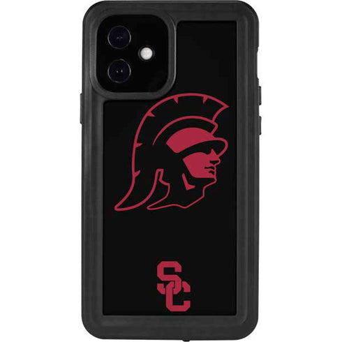 University of Southern California USC Trojan Mascot iPhone 12 Waterproof Case