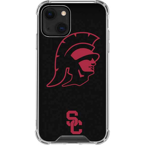 University of Southern California USC Trojan Mascot iPhone 13 Mini Clear Case