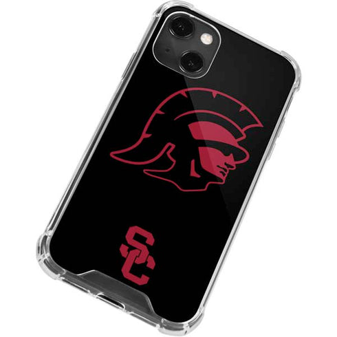 University of Southern California USC Trojan Mascot iPhone 13 Mini Clear Case
