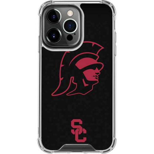 University of Southern California USC Trojan Mascot iPhone 13 Pro Clear Case
