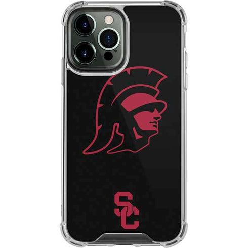 University of Southern California USC Trojan Mascot iPhone 13 Pro Max Clear Case