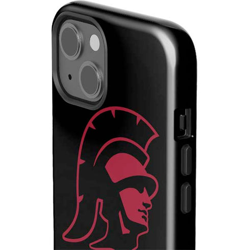 University of Southern California USC Trojan Mascot iPhone 15 Plus Impact Case