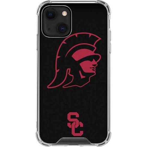 University of Southern California USC Trojan Mascot iPhone 14 Plus Clear Case