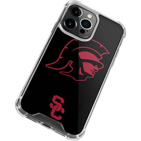 University of Southern California USC Trojan Mascot iPhone 15 Pro Max Clear Case