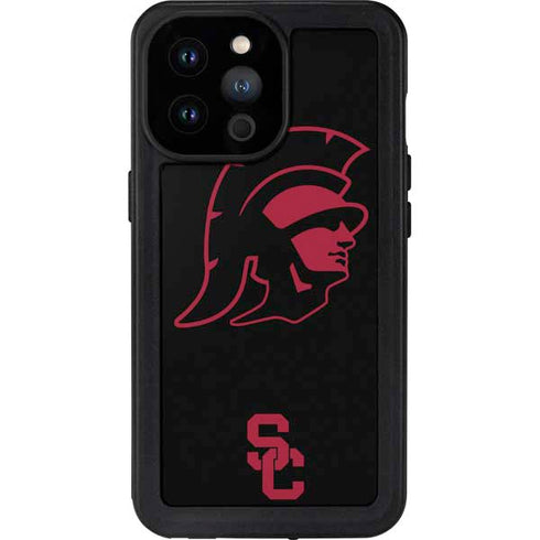 University of Southern California USC Trojan Mascot iPhone 14 Pro Max Waterproof Case