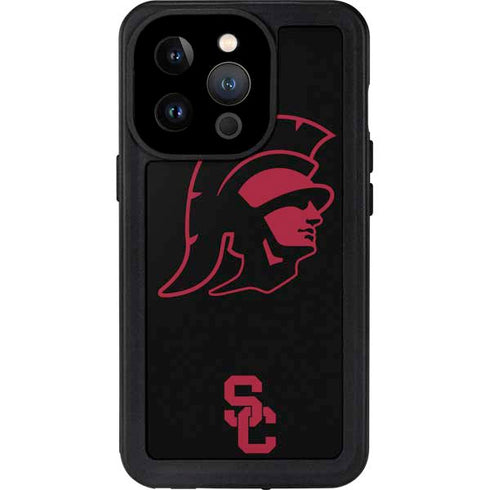 University of Southern California USC Trojan Mascot iPhone 14 Pro Waterproof Case