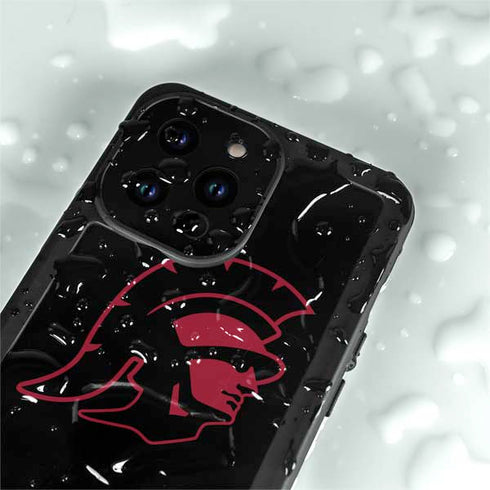 University of Southern California USC Trojan Mascot iPhone 15 Pro Waterproof Case