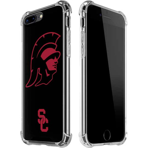University of Southern California USC Trojan Mascot iPhone 7/8 Plus Clear Case