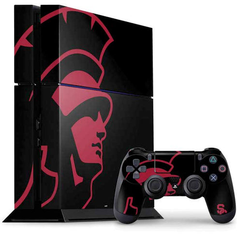 University of Southern California USC Trojan Mascot PS4 Console and Controller Bundle Skin