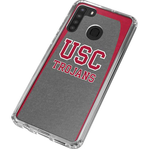 University of Southern California USC Trojans Galaxy A21 Clear Case