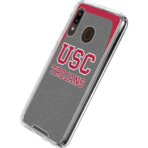 University of Southern California USC Trojans Galaxy A30 Clear Case