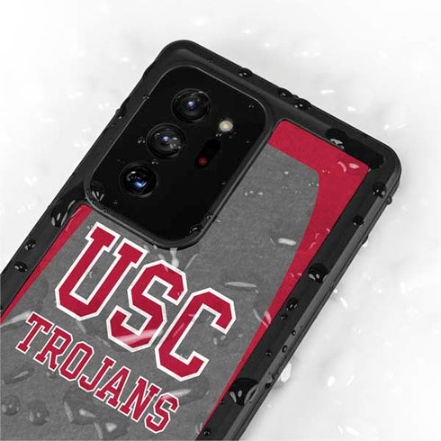 University of Southern California USC Trojans Galaxy Note20 Ultra 5G Waterproof Case