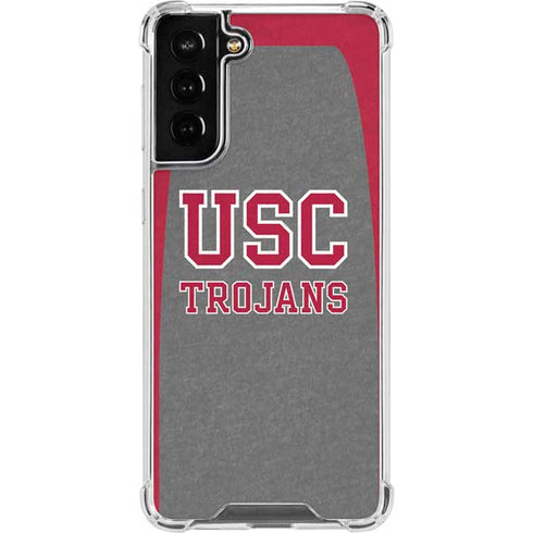 University of Southern California USC Trojans Galaxy S21 FE Clear Case