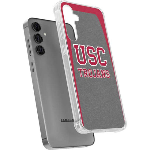 University of Southern California USC Trojans Galaxy S24 Plus Clear Case