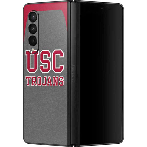 University of Southern California USC Trojans Galaxy Z Fold3 5G Skin