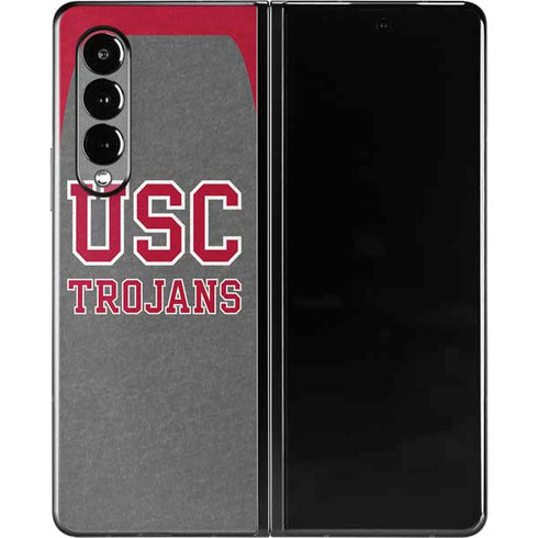 University of Southern California USC Trojans Galaxy Z Fold3 5G Skin