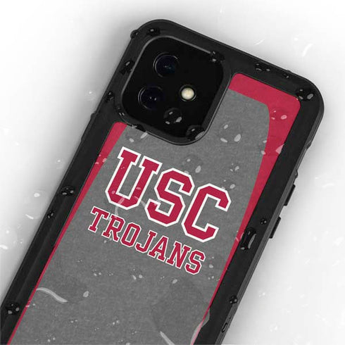 University of Southern California USC Trojans iPhone 12 Mini Waterproof Case