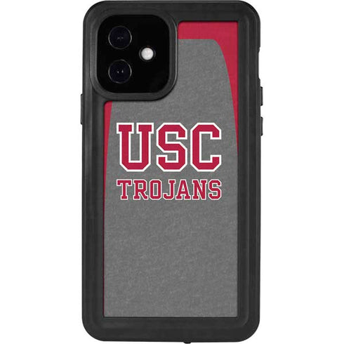 University of Southern California USC Trojans iPhone 12 Waterproof Case