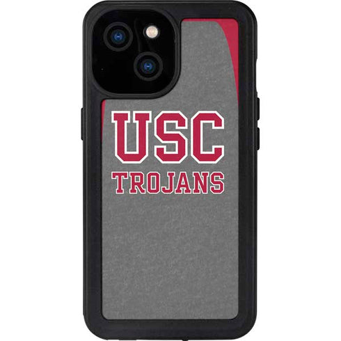 University of Southern California USC Trojans iPhone 13 Mini Waterproof Case