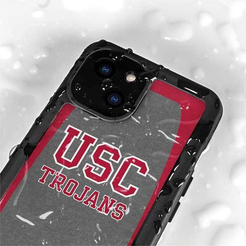 University of Southern California USC Trojans iPhone 13 Mini Waterproof Case